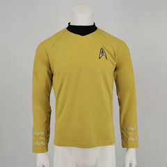 ST TOS The Original Series Captain Kirk Shirt Uniform Halloween Cosplay Costume