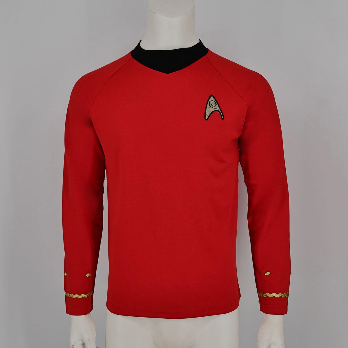 ST TOS The Original Series Captain Kirk Shirt Uniform Halloween Cosplay Costume
