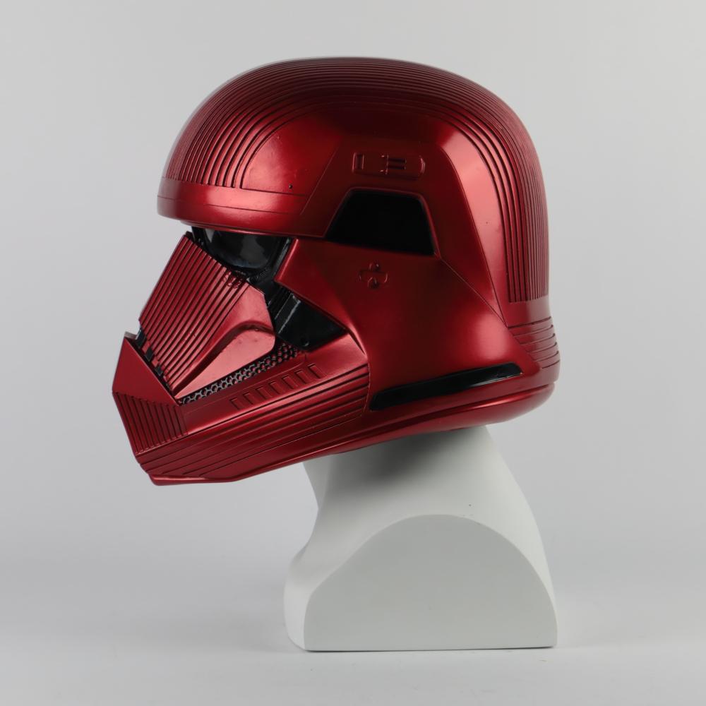 Star Wars 9 The Rise of Skywalker Sith Trooper Red Helmet Halloween Cosplay Prop