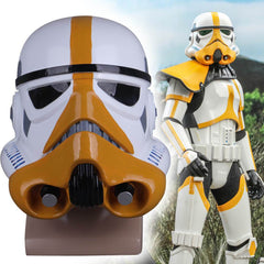 Star Wars Artillery Stormtrooper PVC Helmet Halloween Cosplay Adult Masquerade Props