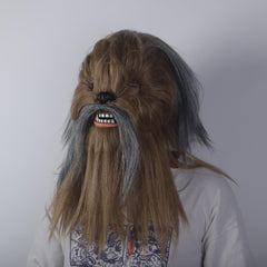 Star Wars Chewbacca Cosplay Helmet Mouth Movable Mask Halloween Prop