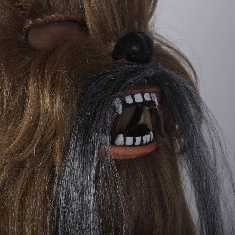 Star Wars Chewbacca Cosplay Helmet Mouth Movable Mask Halloween Prop