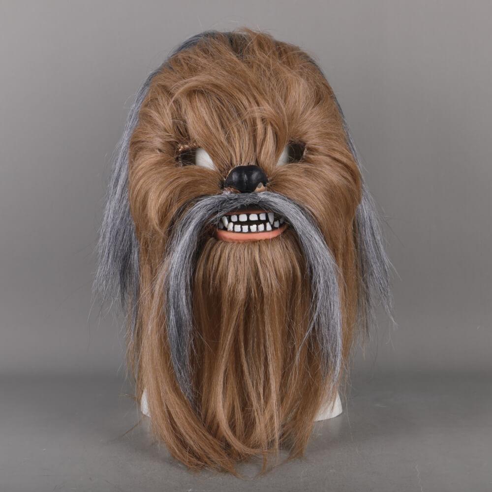 Star Wars Chewbacca Cosplay Helmet Mouth Movable Mask Halloween Prop