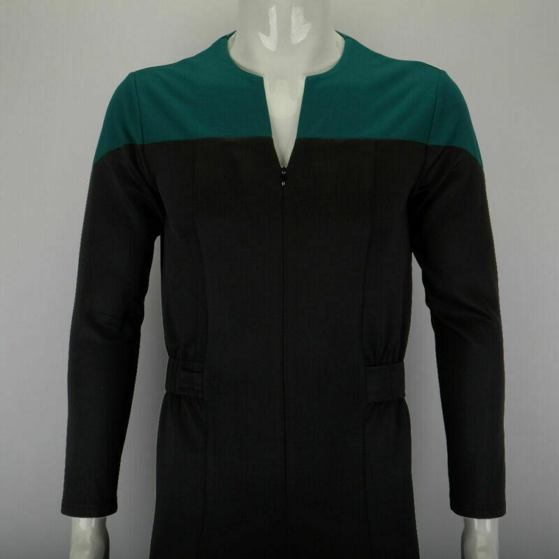 Cosicon Star Trek Deep Space Nine Blue Uniform Jumpsuit Cosplay Adult Male Costumes New
