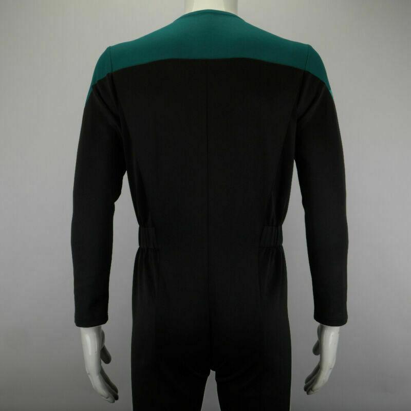 Cosicon Star Trek Deep Space Nine Blue Uniform Jumpsuit Cosplay Adult Male Costumes New