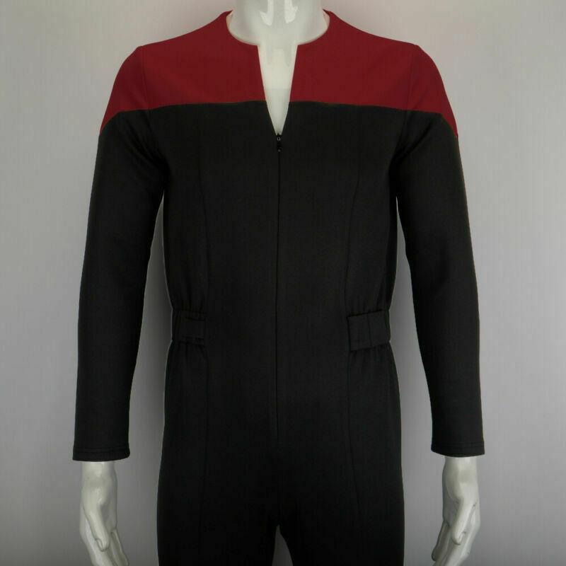 Cosicon Star Trek Deep Space Nine Commander Sisko Duty Uniform Jumpsuit Cosplay Costumes