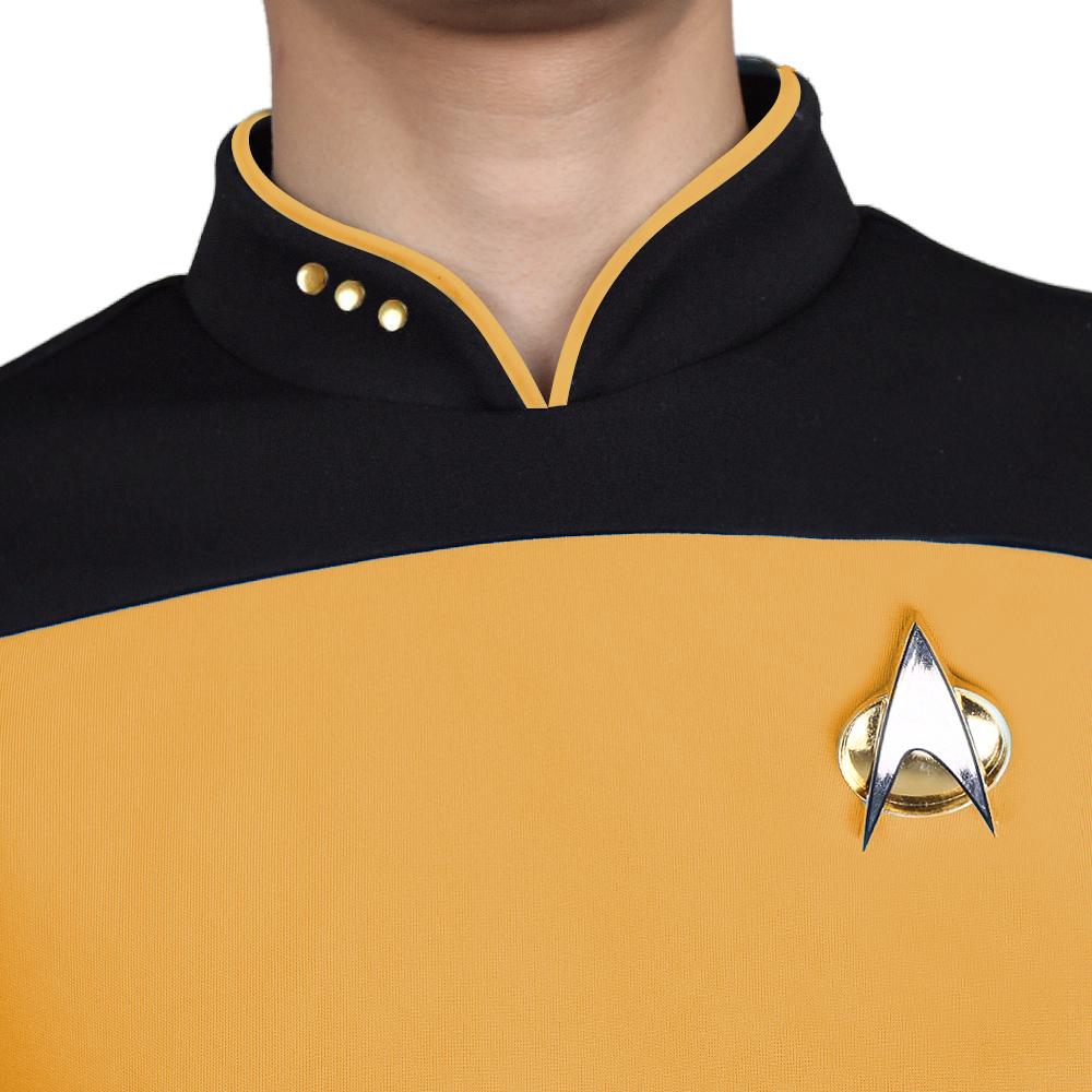 Star Trek  TNG The Next Generation  Uniform Shirt Halloween Cosplay Costume