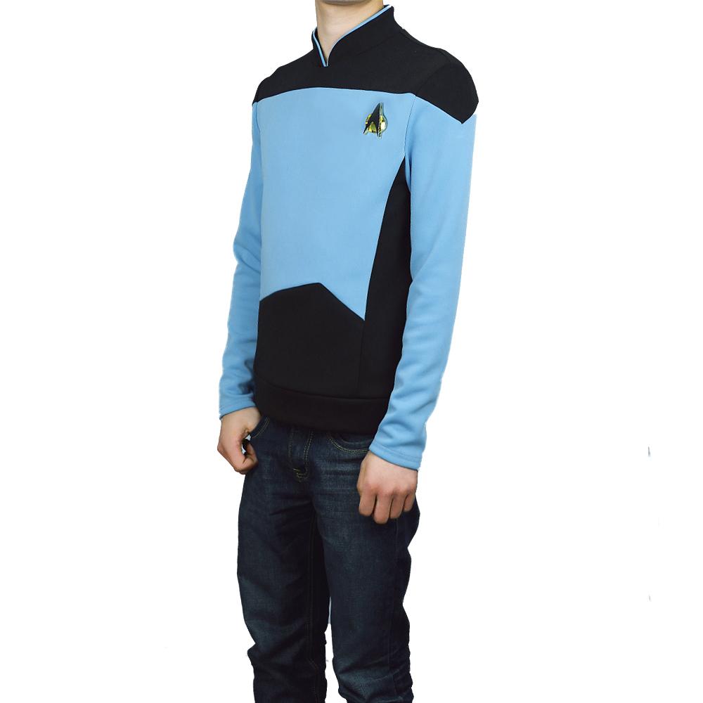 Star Trek  TNG The Next Generation  Uniform Shirt Halloween Cosplay Costume