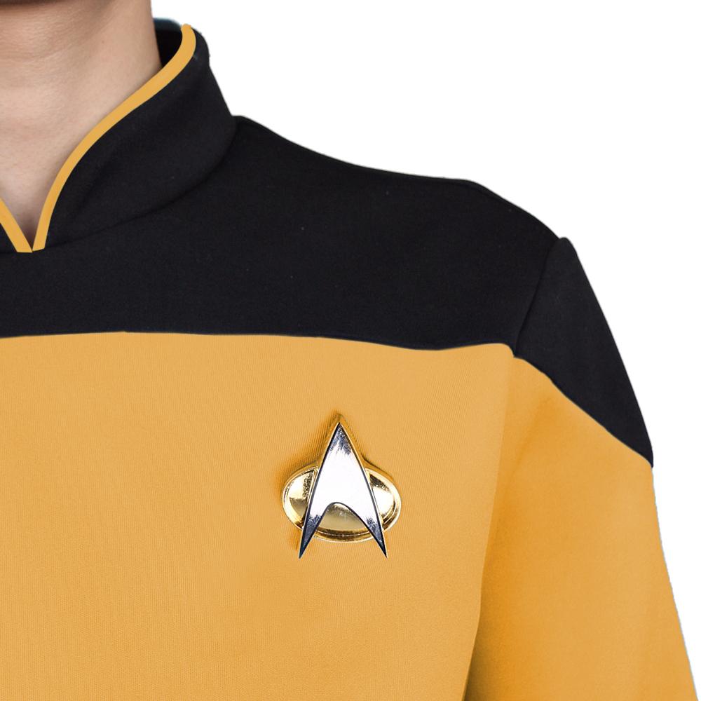 Star Trek  TNG The Next Generation  Uniform Shirt Halloween Cosplay Costume