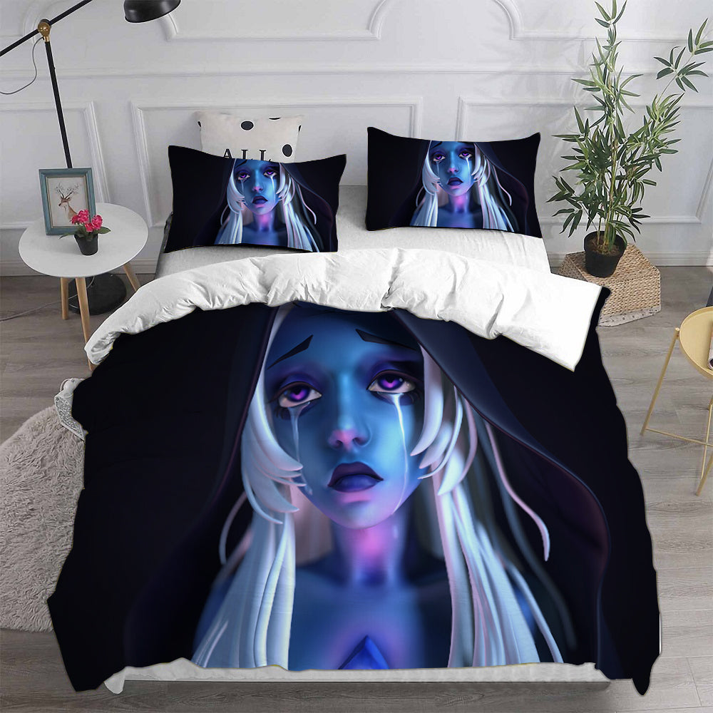 Steven Universe Cosplay Bedding Set Duvet Cover Pillowcases Halloween Home Decor