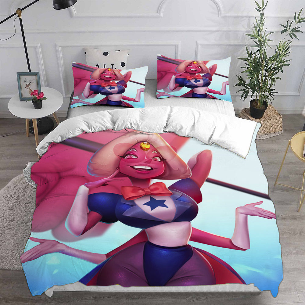 Steven Universe Cosplay Bedding Set Duvet Cover Pillowcases Halloween Home Decor