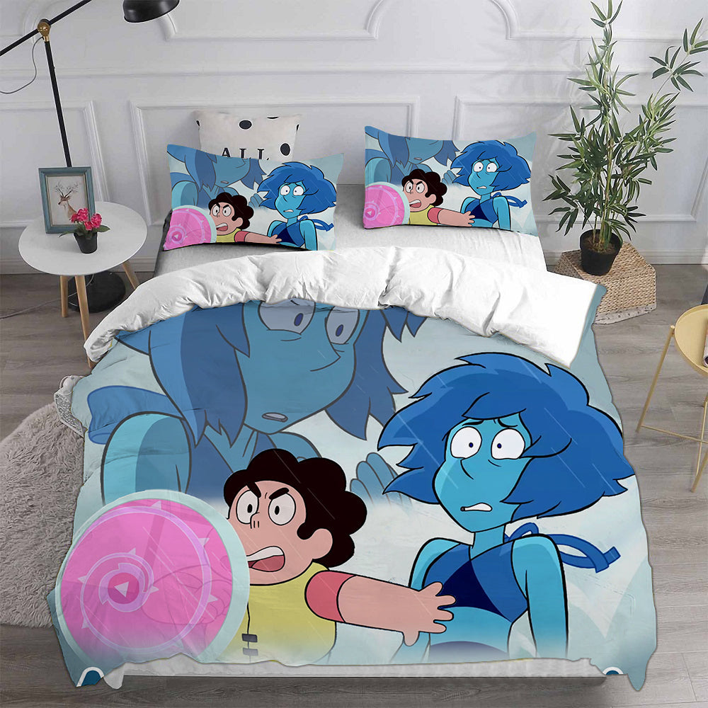 Steven Universe Cosplay Bedding Set Duvet Cover Pillowcases Halloween Home Decor