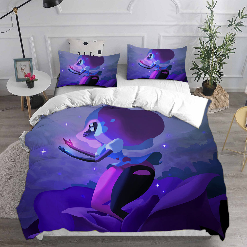 Steven Universe Cosplay Bedding Set Duvet Cover Pillowcases Halloween Home Decor