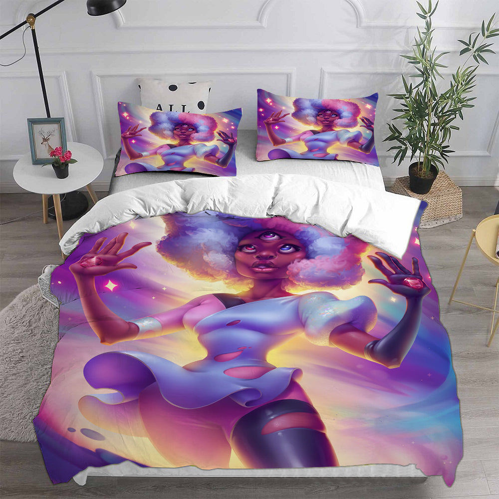 Steven Universe Cosplay Bedding Set Duvet Cover Pillowcases Halloween Home Decor