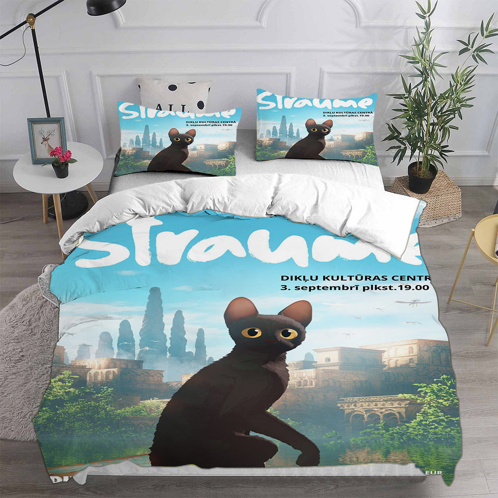 Straume Cosplay Bedding Set Duvet Cover Pillowcases Halloween Home Decor