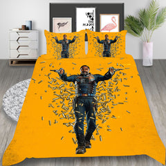 Suicide Squad 2 Harley Quinn Cosplay Bedding Set Duvet Cover Pillowcases Halloween Home Decor