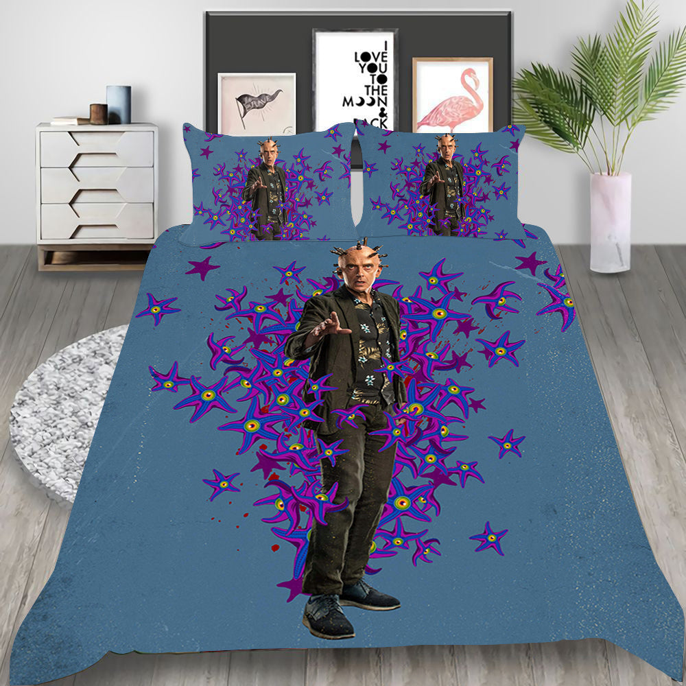 Suicide Squad 2 Harley Quinn Cosplay Bedding Set Duvet Cover Pillowcases Halloween Home Decor