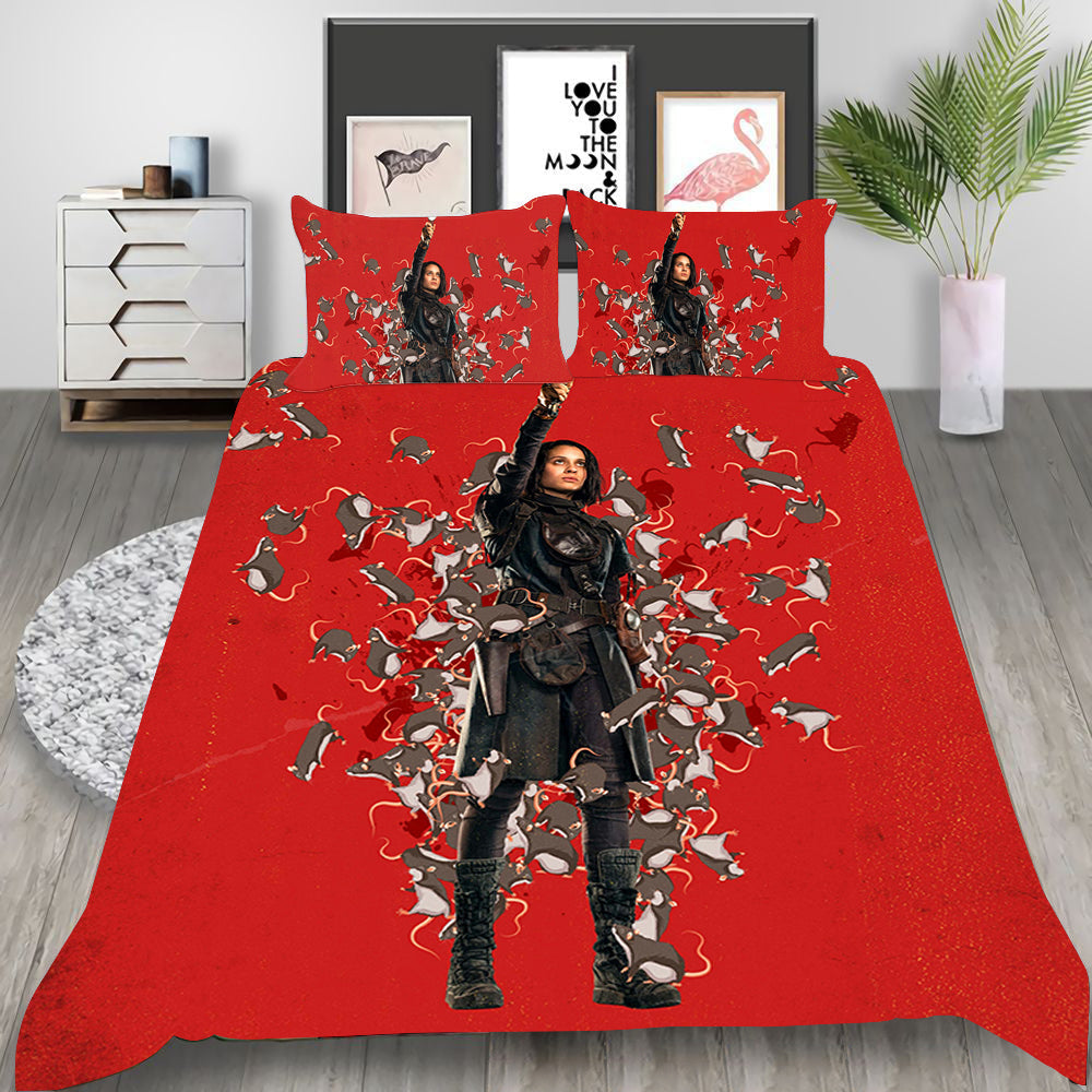 Suicide Squad 2 Harley Quinn Cosplay Bedding Set Duvet Cover Pillowcases Halloween Home Decor