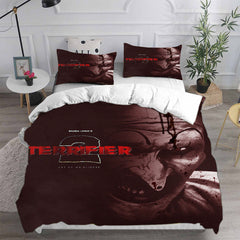 Terrifier Clown Cosplay Bedding Set Duvet Cover Pillowcases Halloween Home Decor