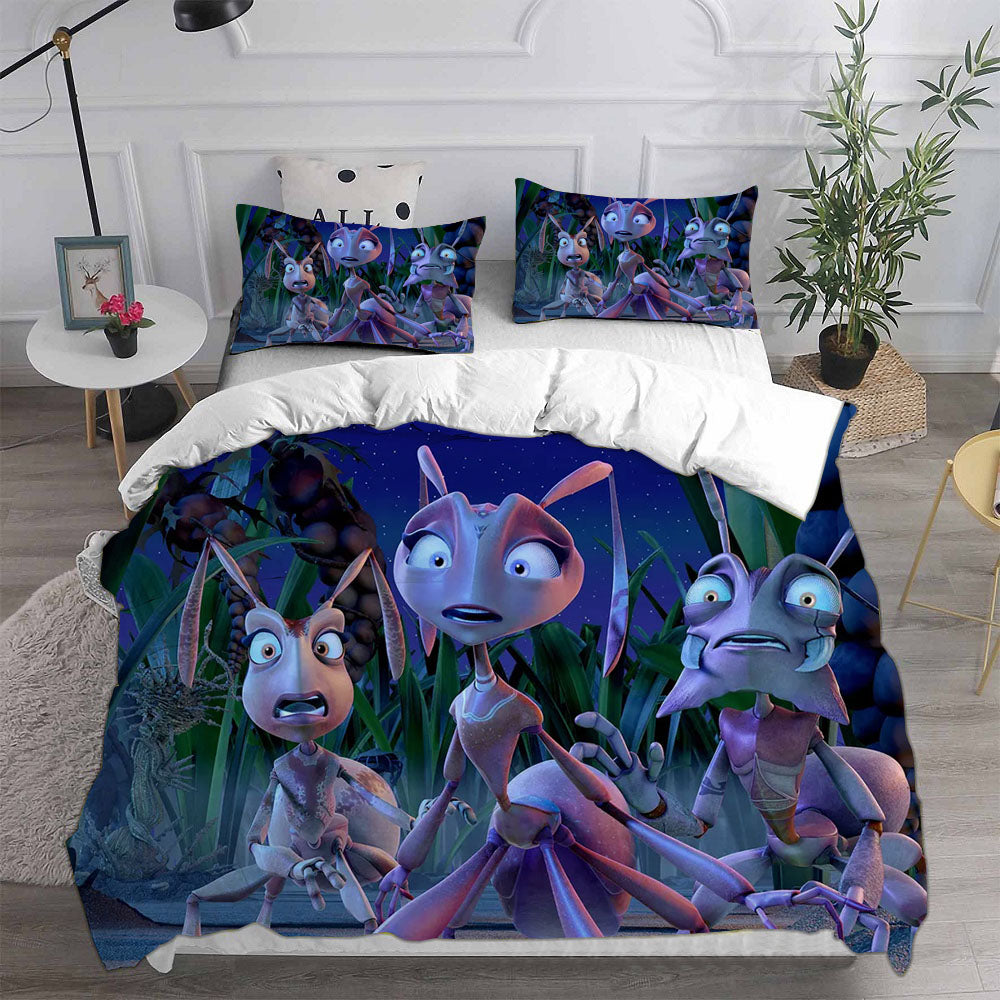 The Ant Bully Cosplay Bedding Set Duvet Cover Pillowcases Halloween Home Decor