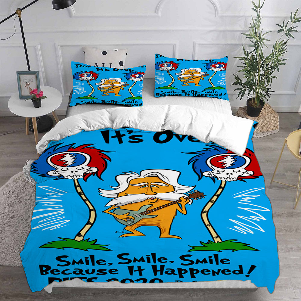 The Lorax Cosplay Bedding Set Duvet Cover Pillowcases Halloween Home Decor