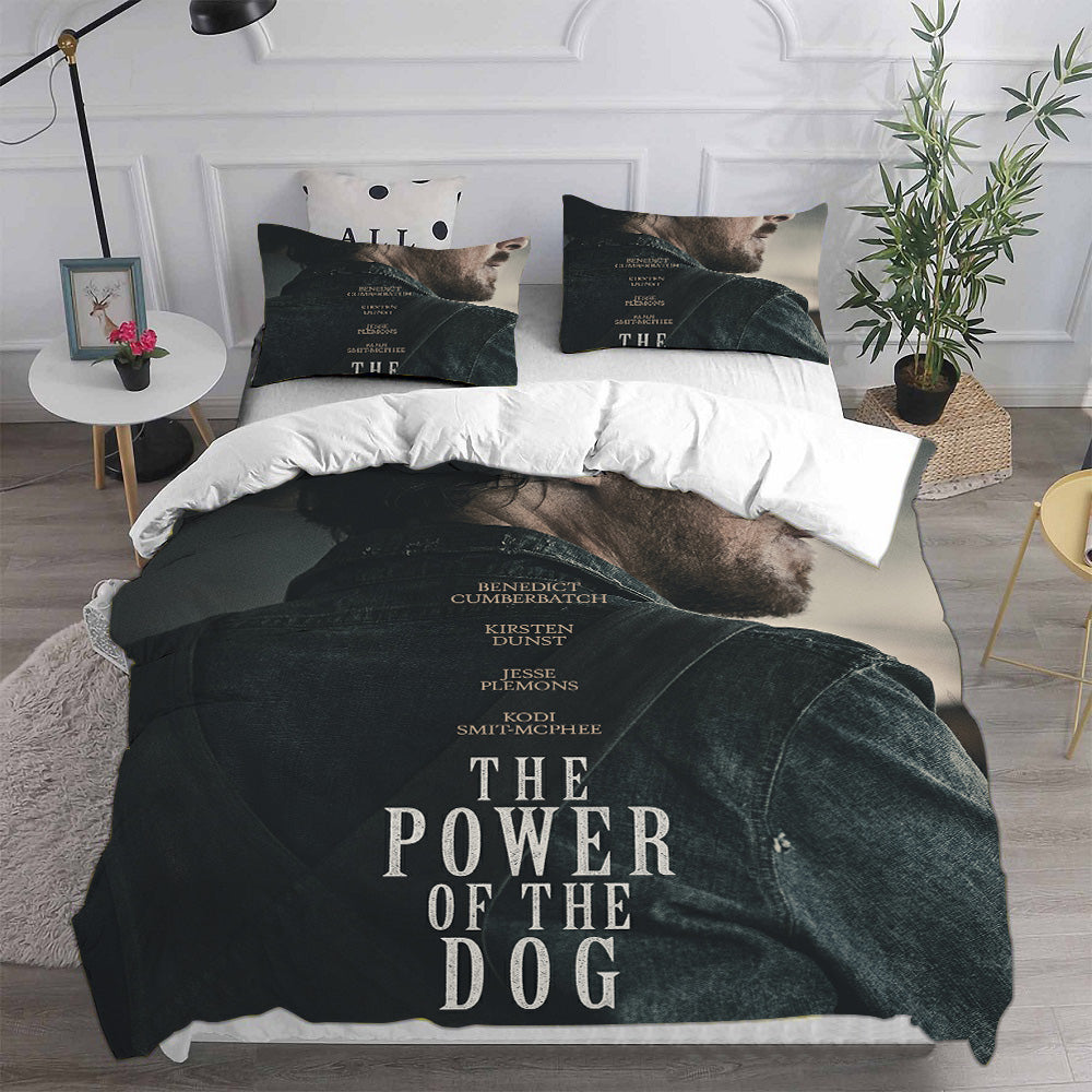 The Power of the Dog Cosplay Bedding Set Duvet Cover Pillowcases Halloween Home Decor