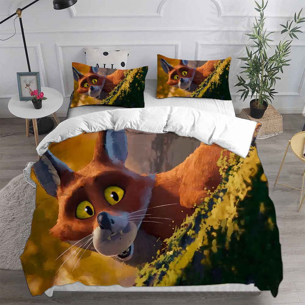 The Wild Robot Cosplay Bedding Set Duvet Cover Pillowcases Halloween Home Decor