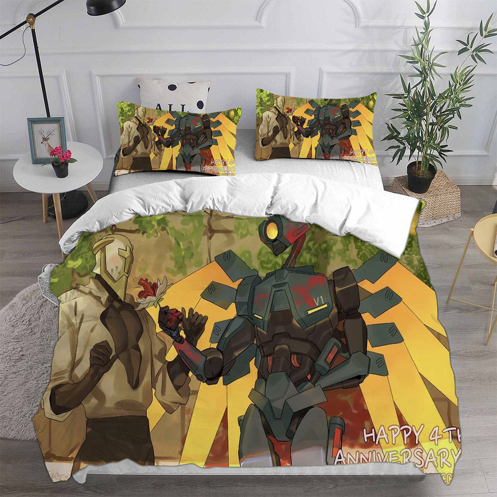 UItrakill Cosplay Bedding Set Duvet Cover Pillowcases Halloween Home Decor