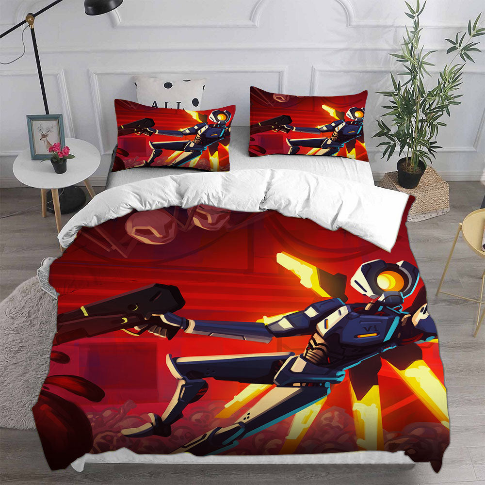 UItrakill Cosplay Bedding Set Duvet Cover Pillowcases Halloween Home Decor