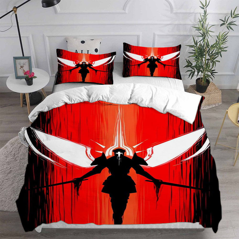 UItrakill Cosplay Bedding Set Duvet Cover Pillowcases Halloween Home Decor