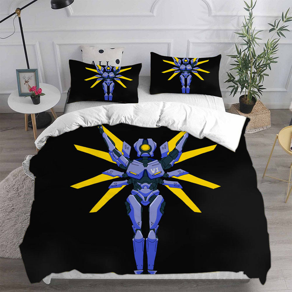 UItrakill Cosplay Bedding Set Duvet Cover Pillowcases Halloween Home Decor