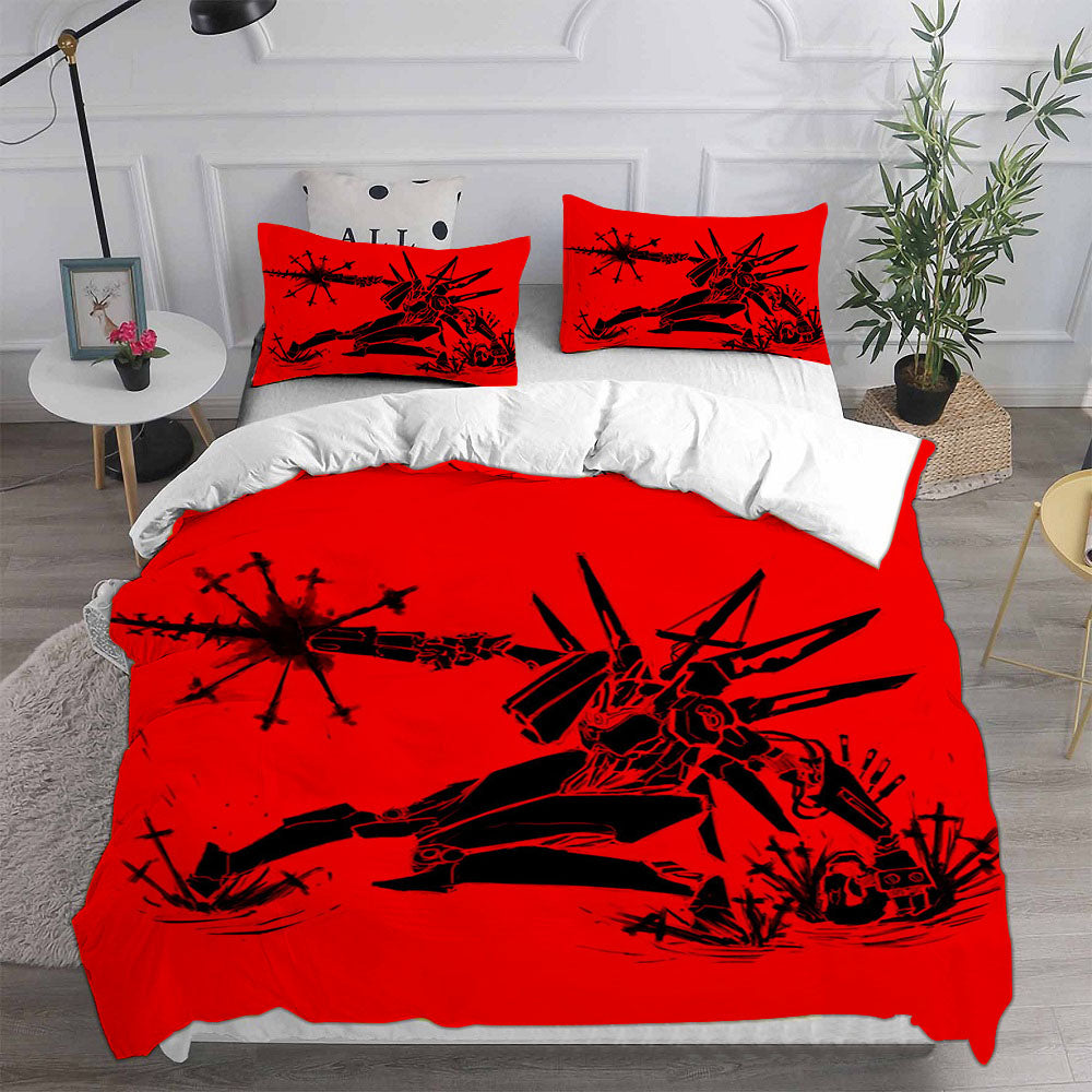 UItrakill Cosplay Bedding Set Duvet Cover Pillowcases Halloween Home Decor