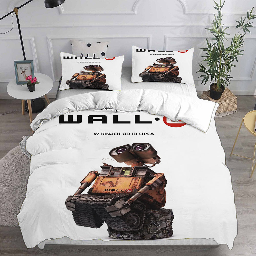 WALL·E  Cosplay Bedding Set Duvet Cover Pillowcases Halloween Home Decor