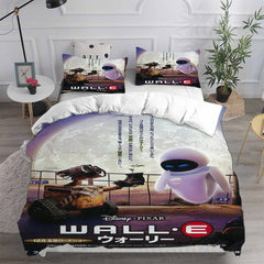 WALL·E  Cosplay Bedding Set Duvet Cover Pillowcases Halloween Home Decor