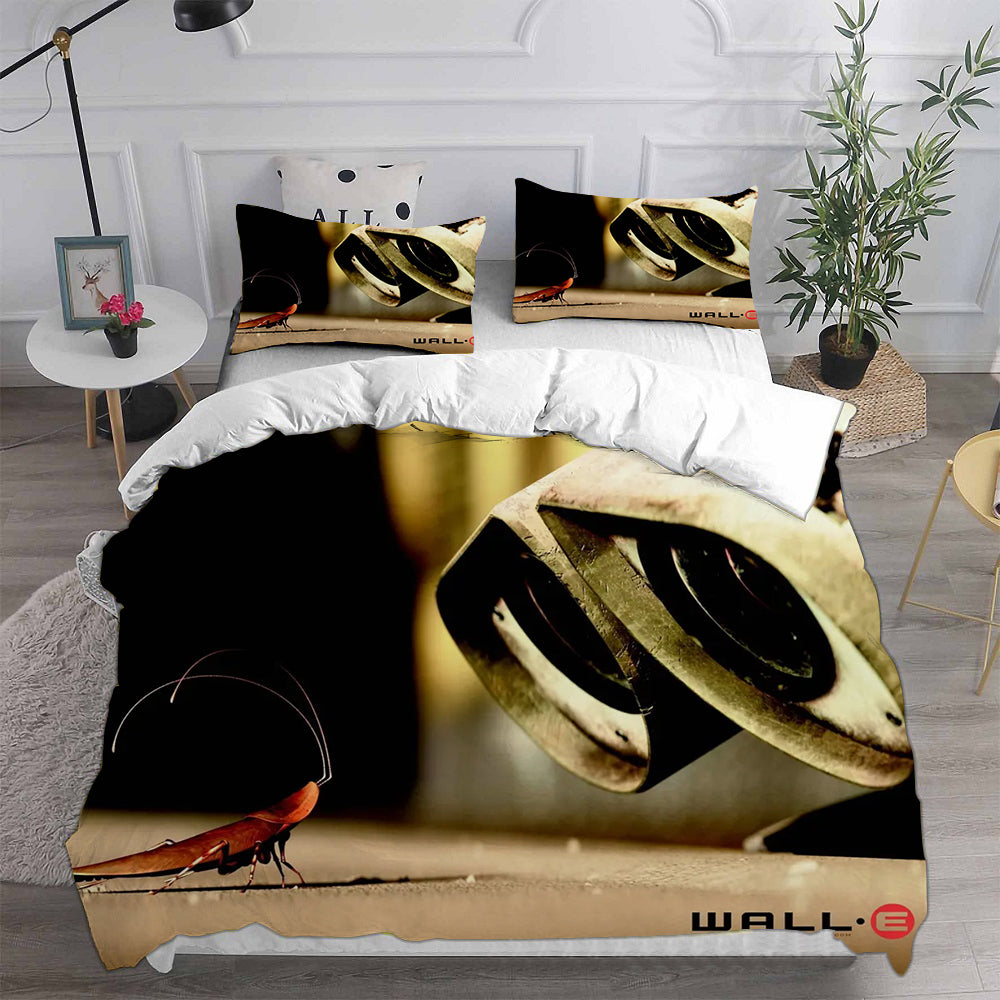 WALL·E  Cosplay Bedding Set Duvet Cover Pillowcases Halloween Home Decor