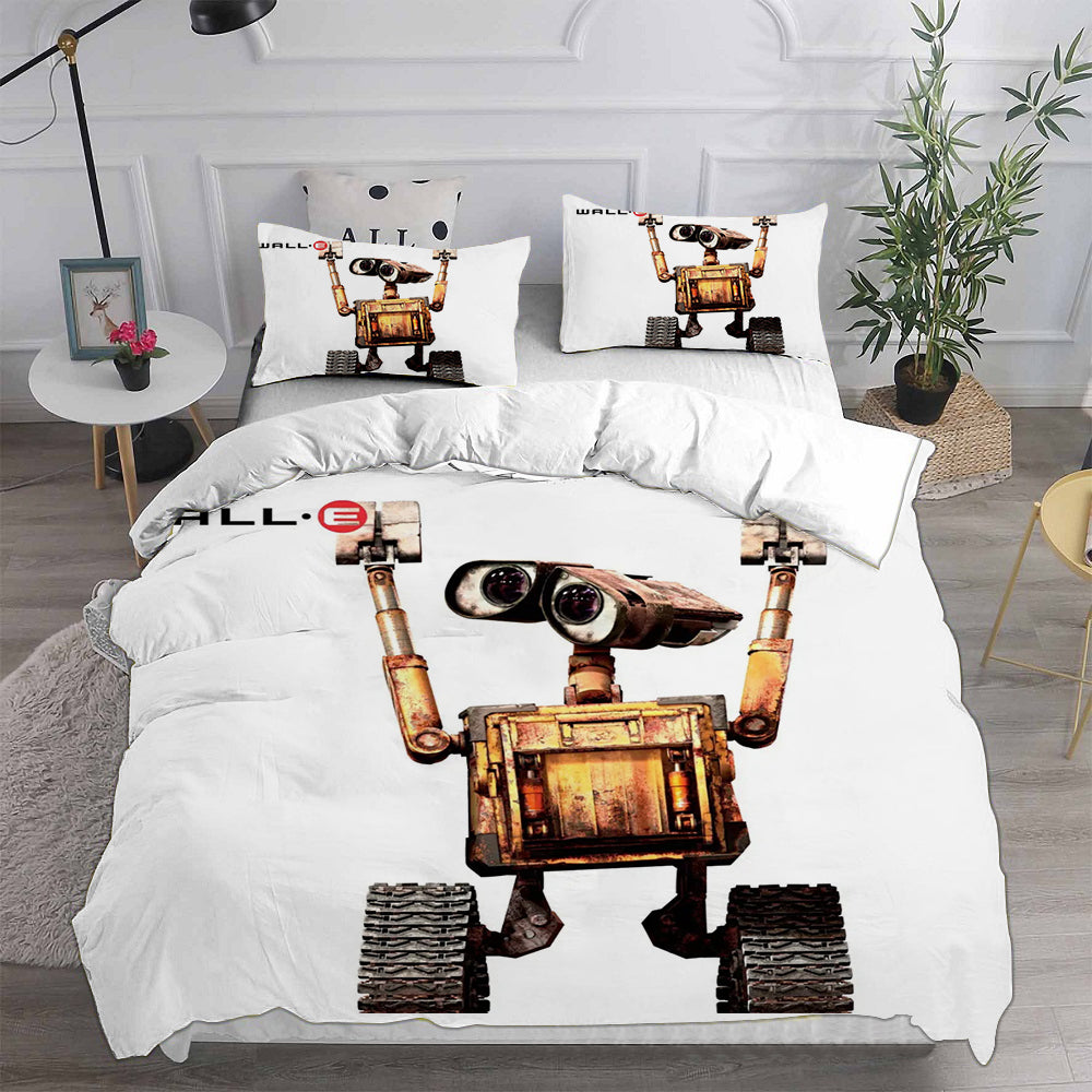 WALL·E  Cosplay Bedding Set Duvet Cover Pillowcases Halloween Home Decor