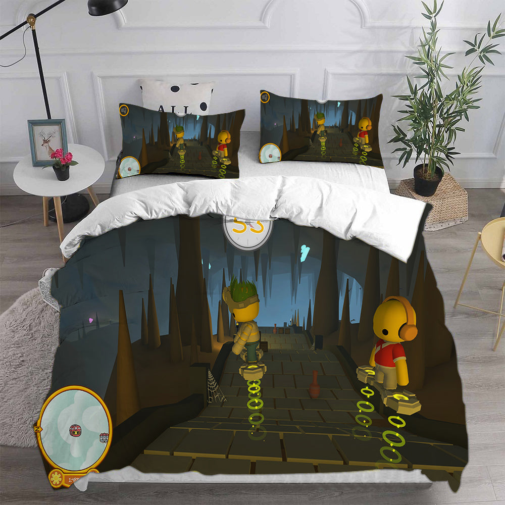 Wobbly Life Cosplay Bedding Set Duvet Cover Pillowcases Halloween Home Decor