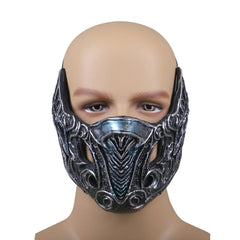 Mortal Kombat Cosplay Sub-Zero Mask Dress Up Props Adult Face Mask PVC