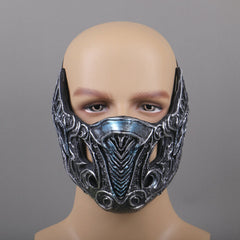 Mortal Kombat Cosplay Sub-Zero Mask Dress Up Props Adult Face Mask PVC