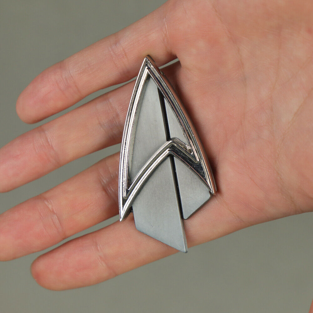 Star Trek Admiral JL Picard Pin The Next Generation Communicator Pin Brooches Accessories