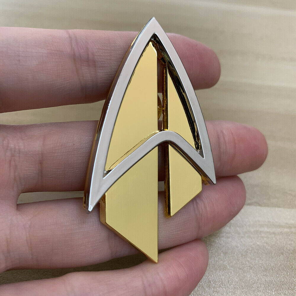 Star Trek Admiral JL Picard Pin The Next Generation Communicator Pin Brooches Accessories