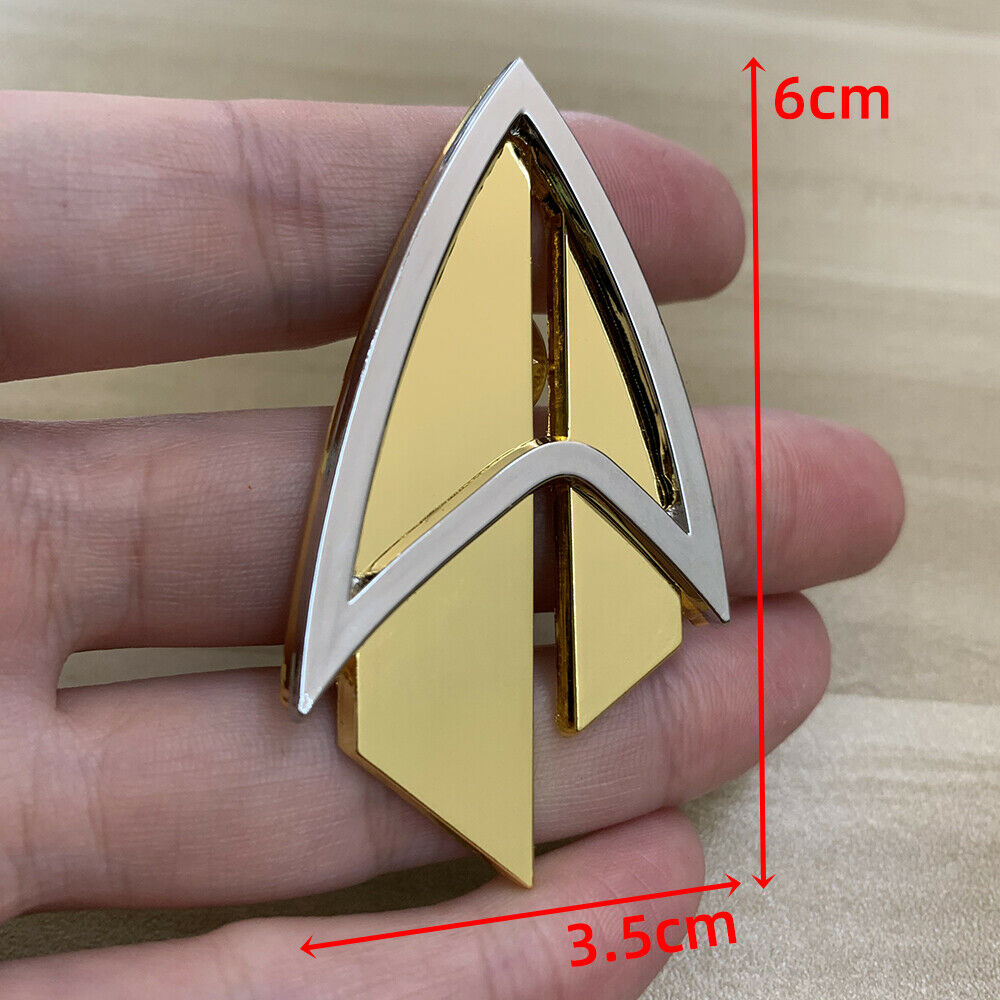 Star Trek Admiral JL Picard Pin The Next Generation Communicator Pin Brooches Accessories