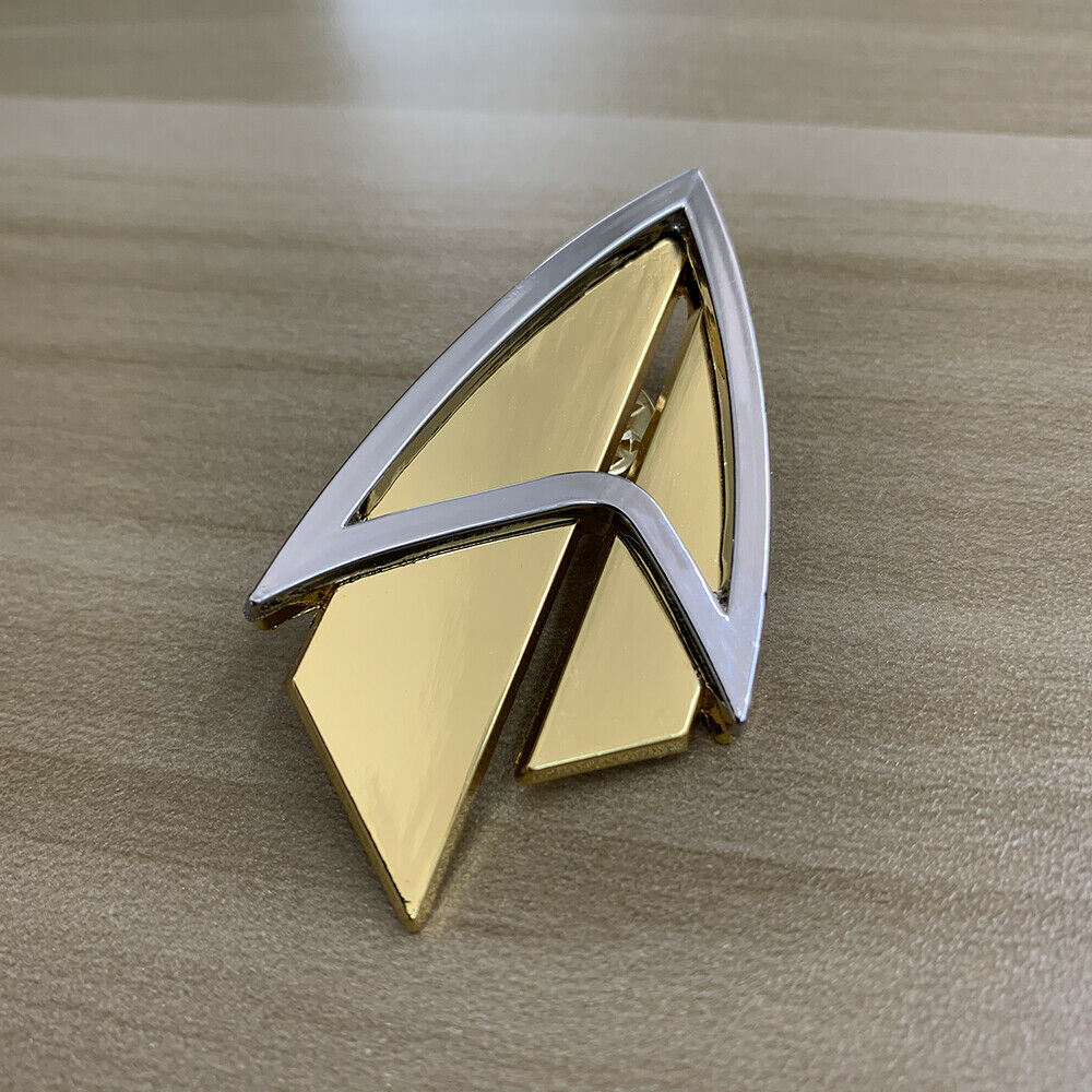 Star Trek Admiral JL Picard Pin The Next Generation Communicator Pin Brooches Accessories