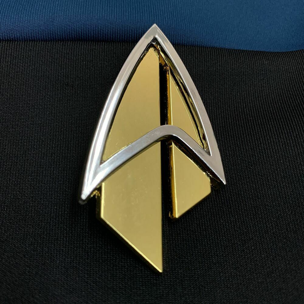 Star Trek Admiral JL Picard Pin The Next Generation Communicator Pin Brooches Accessories