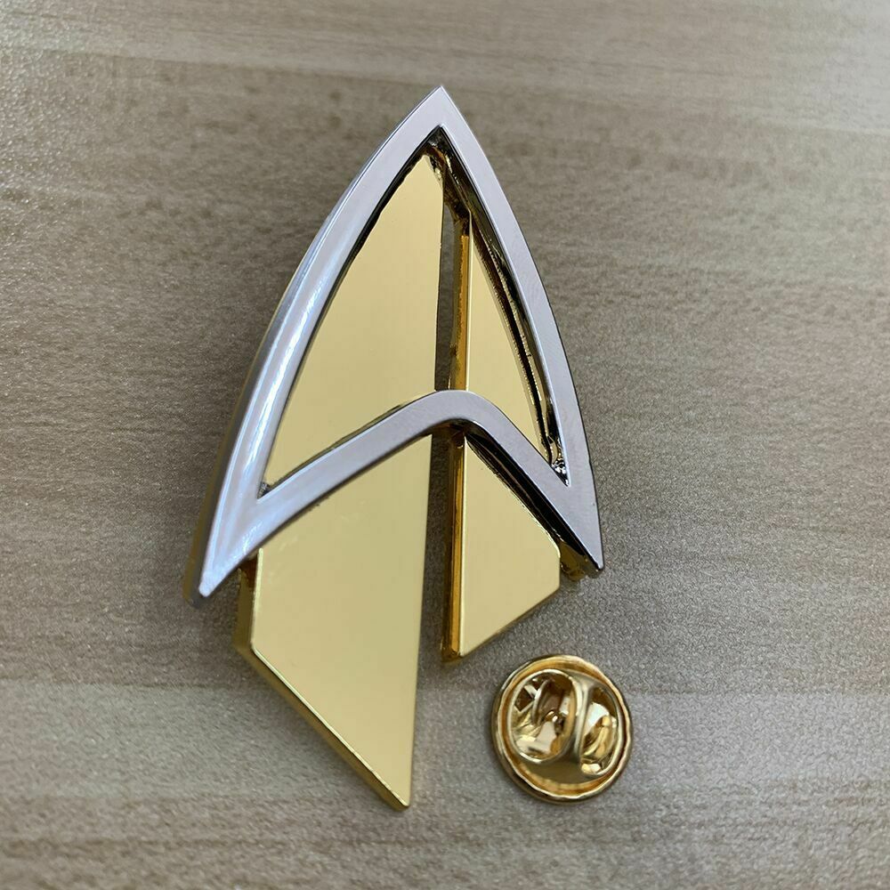 Star Trek Admiral JL Picard Pin The Next Generation Communicator Pin Brooches Accessories