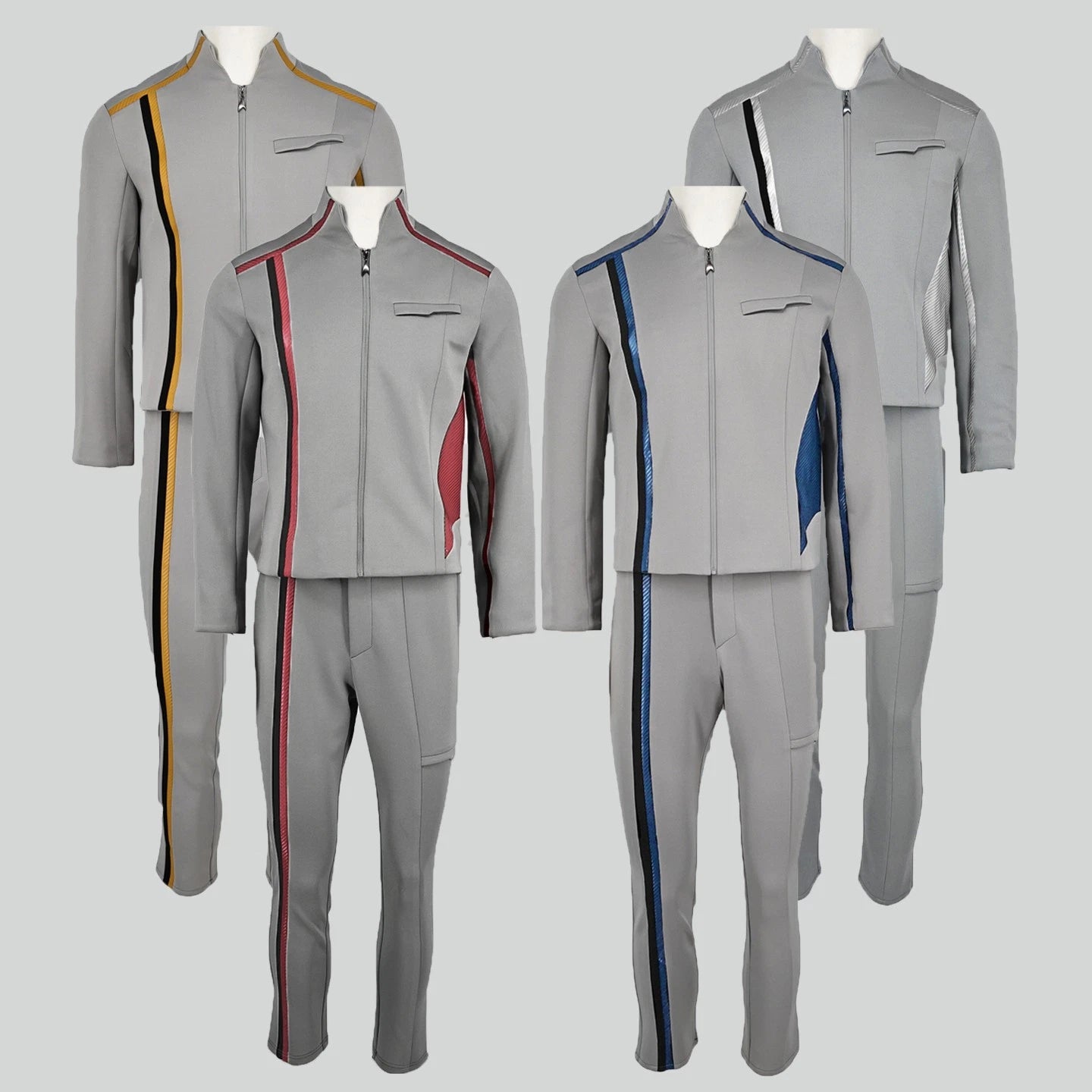ST Commander Starfleet Academy Engineer Science Uniform Pants Cosplay Costumes Suit