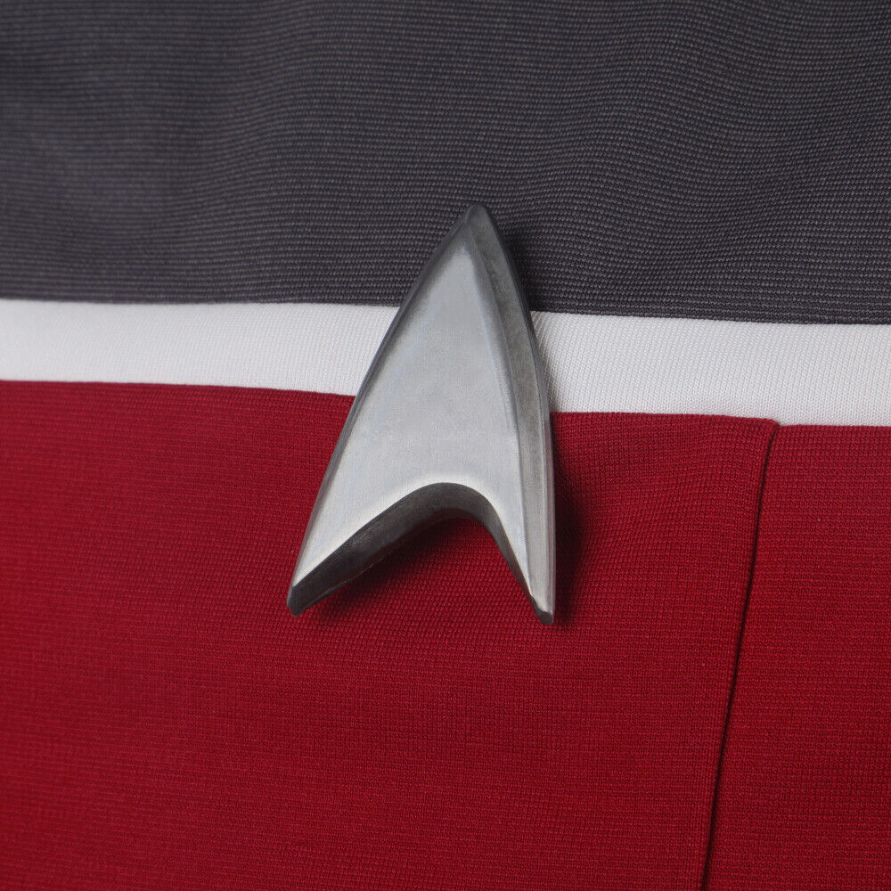 Strange New Worlds Lower Decks Dress Uniforms Starfleet Top Shirts Badge Costume
