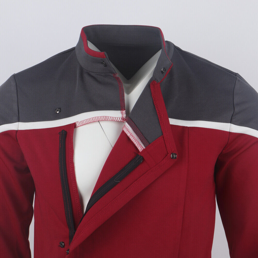 Strange New Worlds Lower Decks Dress Uniforms Starfleet Top Shirts Badge Costume