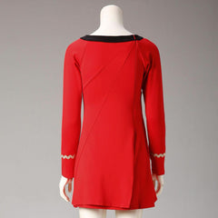 Star Trek  TOS The Original Series Female Duty Uniform Dress Cosplay Costumes