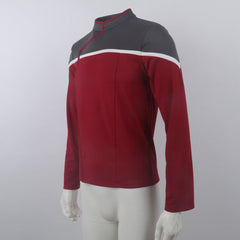 Strange New Worlds Lower Decks Dress Uniforms Starfleet Top Shirts Badge Costume
